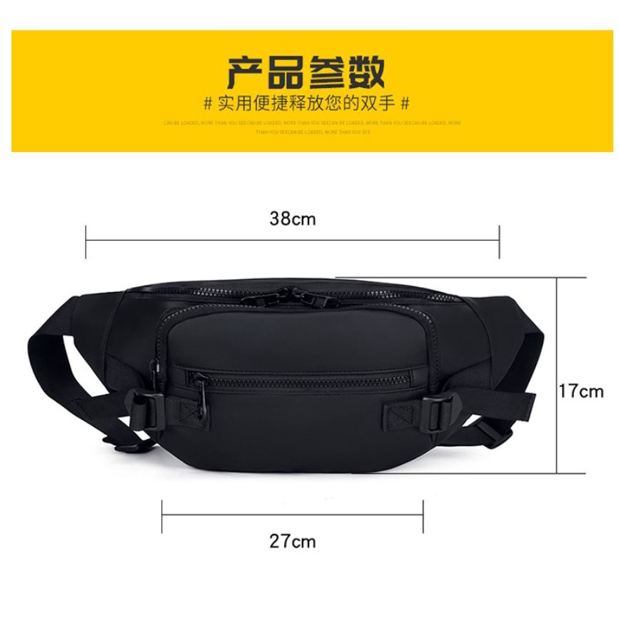 Tas Selempang Waistbag Tas Slempang Waist Bag Waisbag Waitsbag Weistbag Weisbag Pria Waterproof 2686