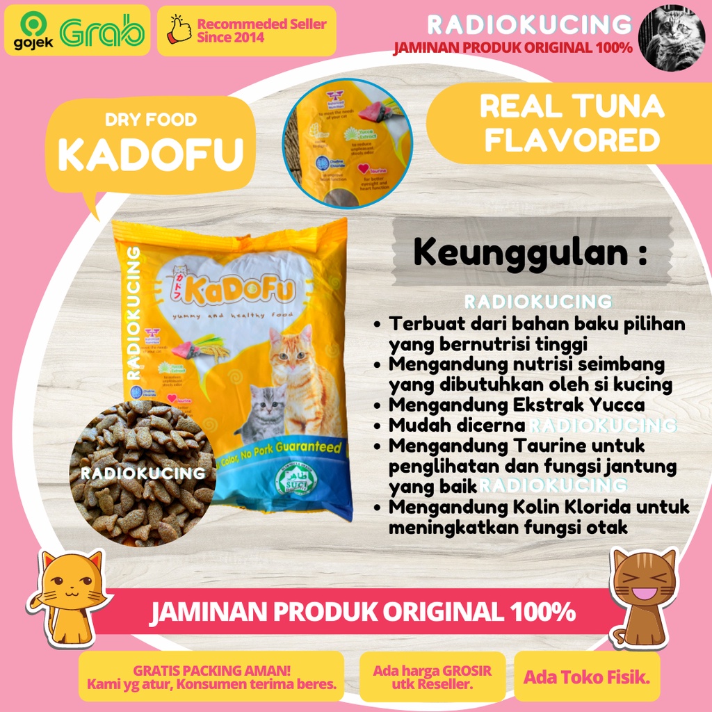 KADOFU Tuna 20 Kg All Stages Makanan Kucing Semua Umur [ JUWIES RADIO KUCING ]