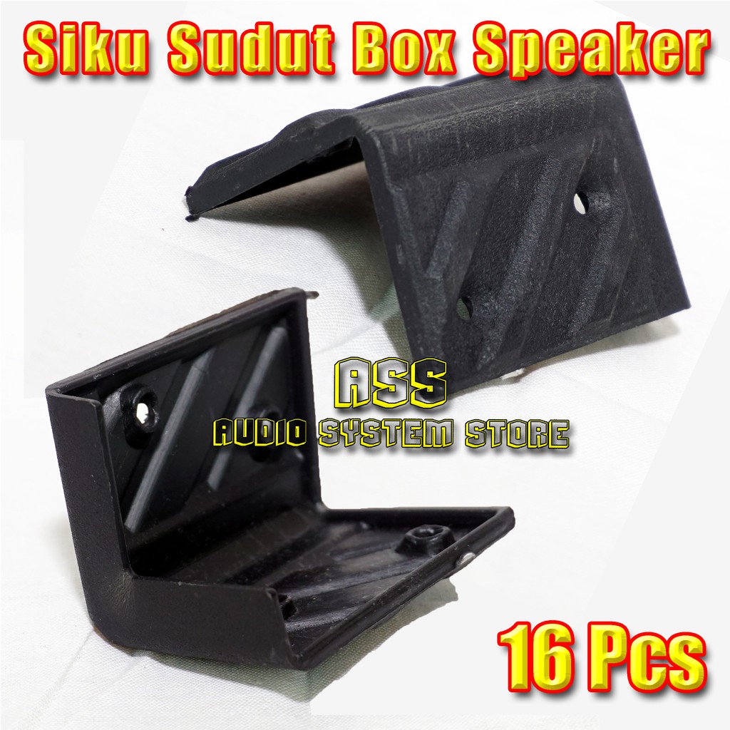 16 Pcs Siku Sudut Box Speaker / Siku Plastik Box Speaker / Siku-siku Box Speaker Berkualitas