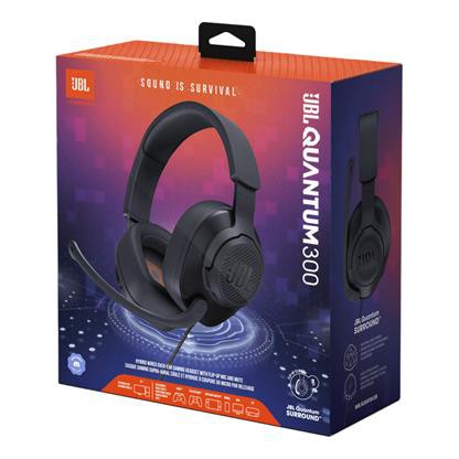 JBL Quantum 300 Wired Over-Ear with Flip-up Mic - Gaming Headset