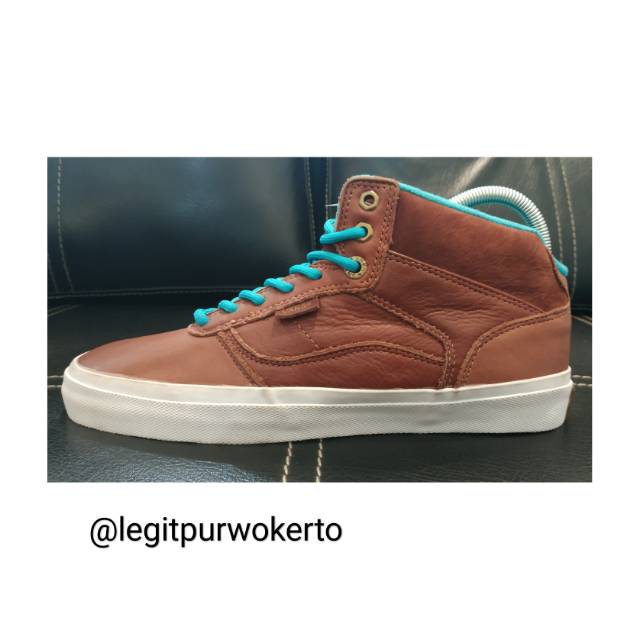 VANS SK8 Hi Halfcab Brown Leather Upper