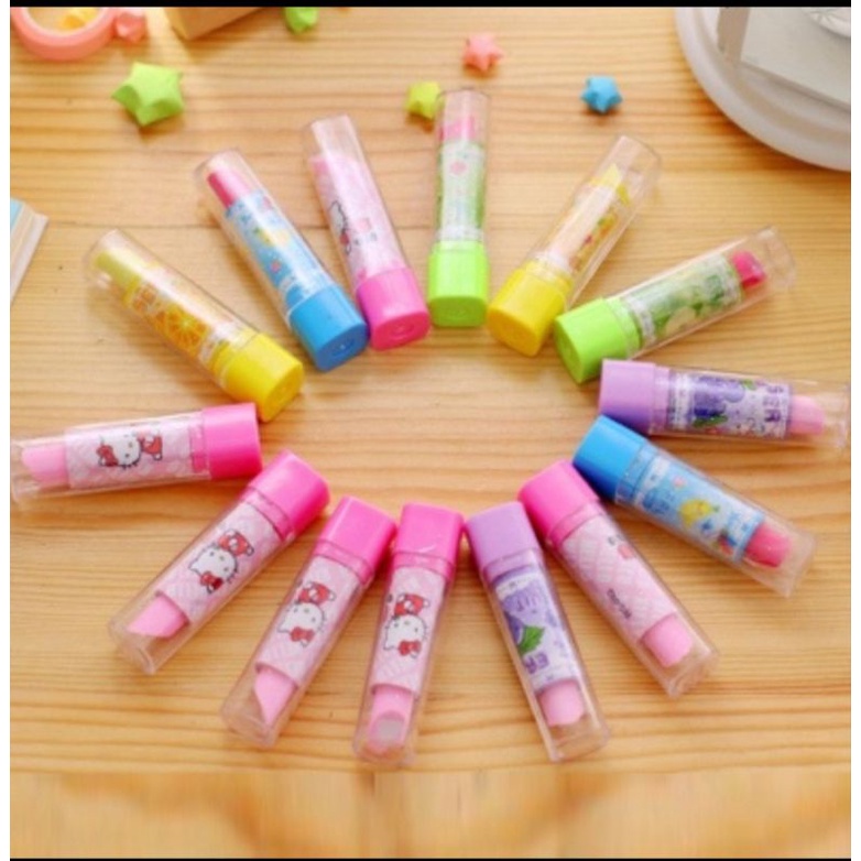 

Penghapus Lipstik / stip lipstik / Penghapus Karakter Model lipstick