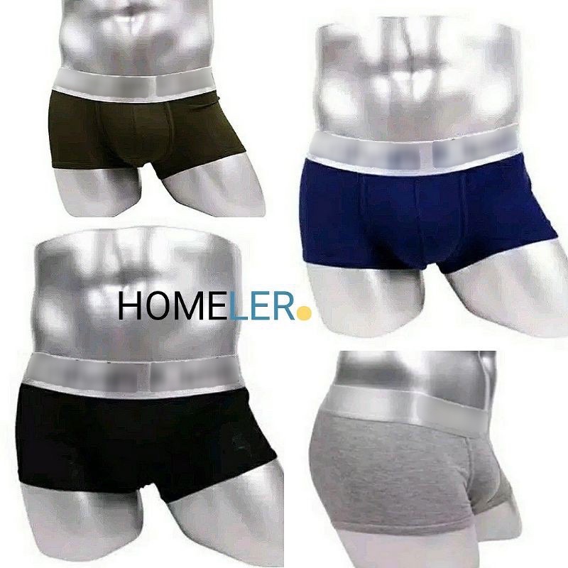 Celana Dalam Pria Boxer Dewasa (1 Box Isi 3 Pcs) / Celana Dalam Pria / Sempak Pria