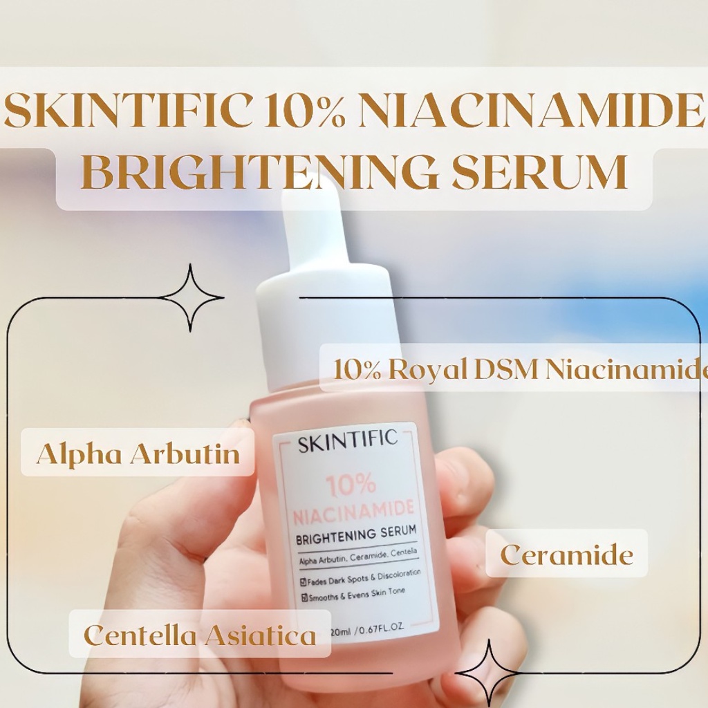 SKINTIFIC 10% NIACINAMIDE BRIGHTENING  SERUM