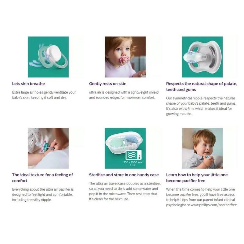 AVENT Ultra Air Pacifier 18m+