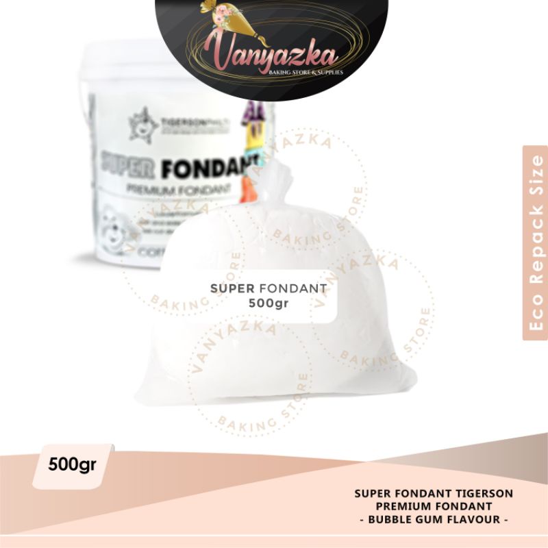 

Tigerson Super Fondant Putih/Cotton White Fondant Tigerson 500gr