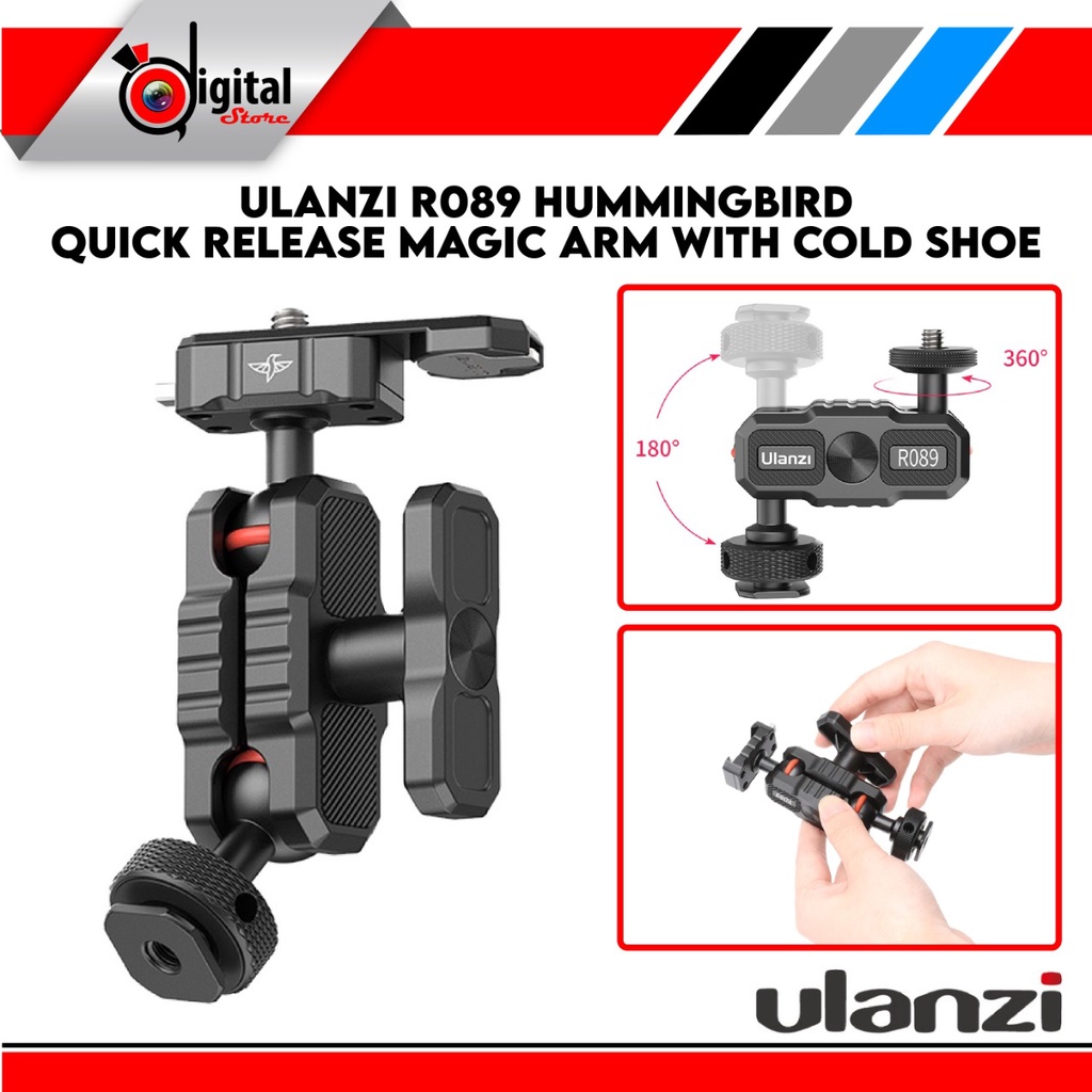 Ulanzi R089 Hummingbird Quick Release Magic Arm with Cold Shoe