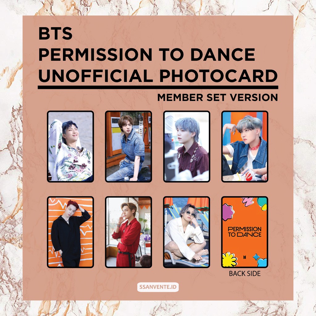 BTS - PERMISSION TO DANCE MEMBER