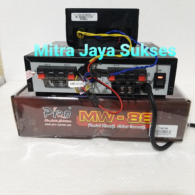 Paket Ampli Walet Piro MW 88 Anti Petir + Timer Piro On Off Suara Panggil