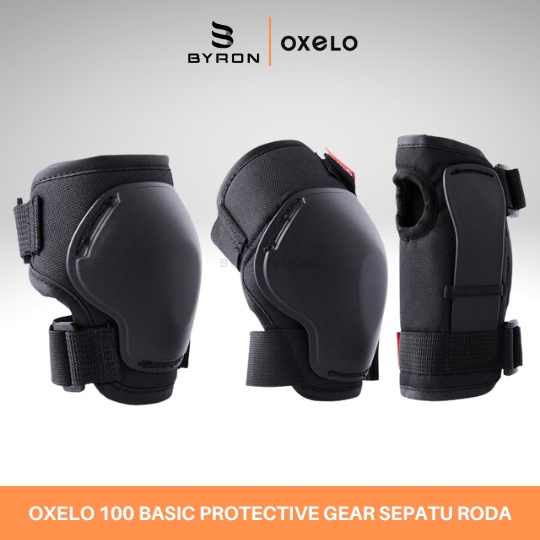 OXELO 100 Basic Dekker Pelindung 3-Bagian Anak Scooter Sepatu Roda Original