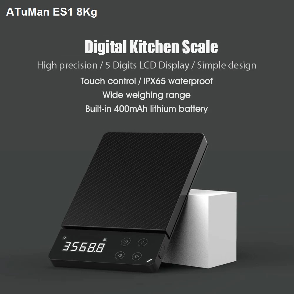AKN88 ATUMAN DUKA ES1 8KG -Timbangan Makanan Digital