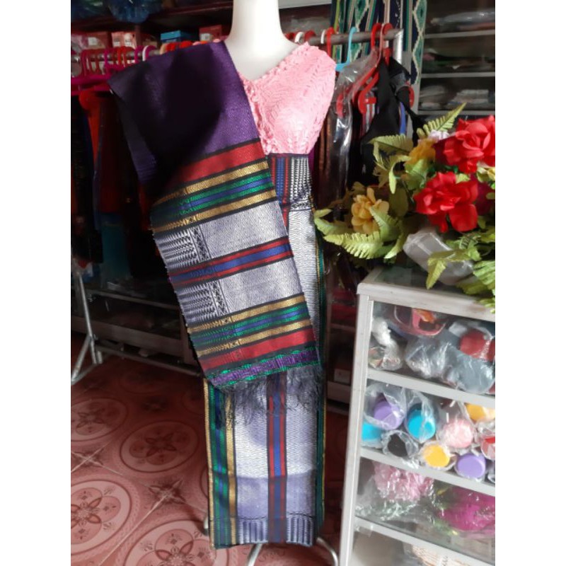 SONGKET ICCOR MOROR WARNA UNGU TERONG