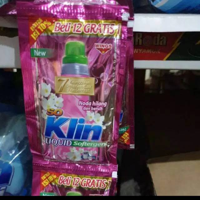 Soklin cair  liquid rentengan