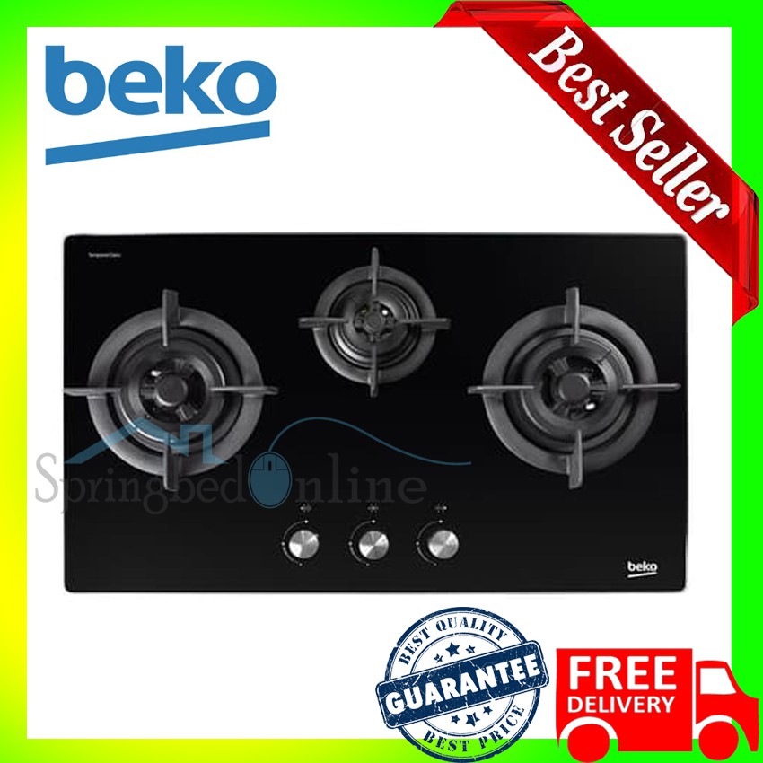 Kompor Gas Tanam BEKO 3 tungku - HISW93225SOB