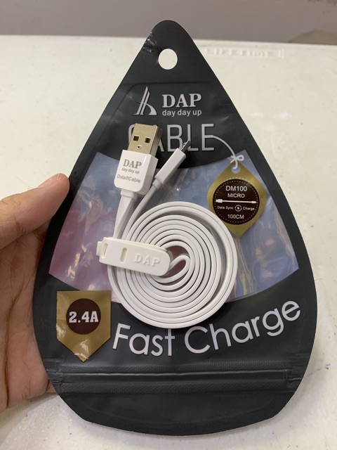 KABEL DATA MICRO DAP DM100 FAST CHARGING 2.4A