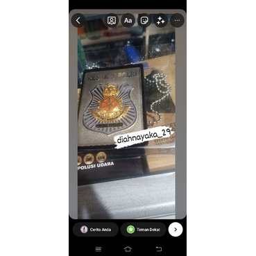 lencana penyidik pembantu Reskrim