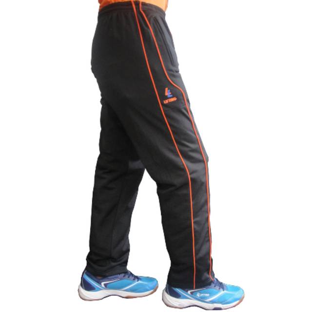 Celana Training Lifting Panjang Hitam | CPJ - RUNNER