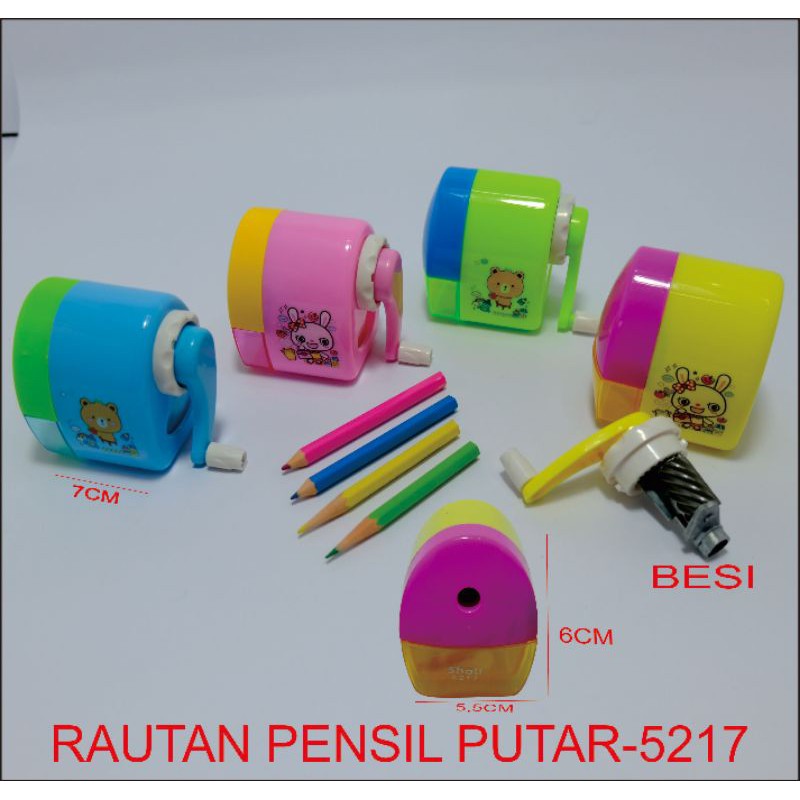 

RAUTAN MEJA/SERUTAN PENSIL/RAUTAN PUTAR ANAK-ANAK