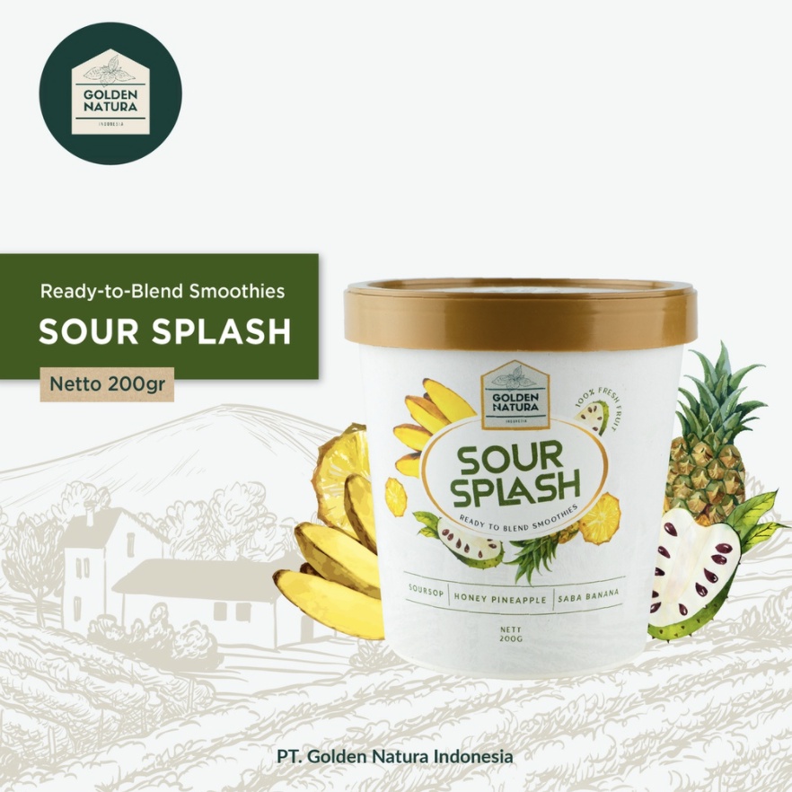 

Premium Ready-to-Blend Sour Splash Smoothies - Smoothies Buah Beku Balikpapan