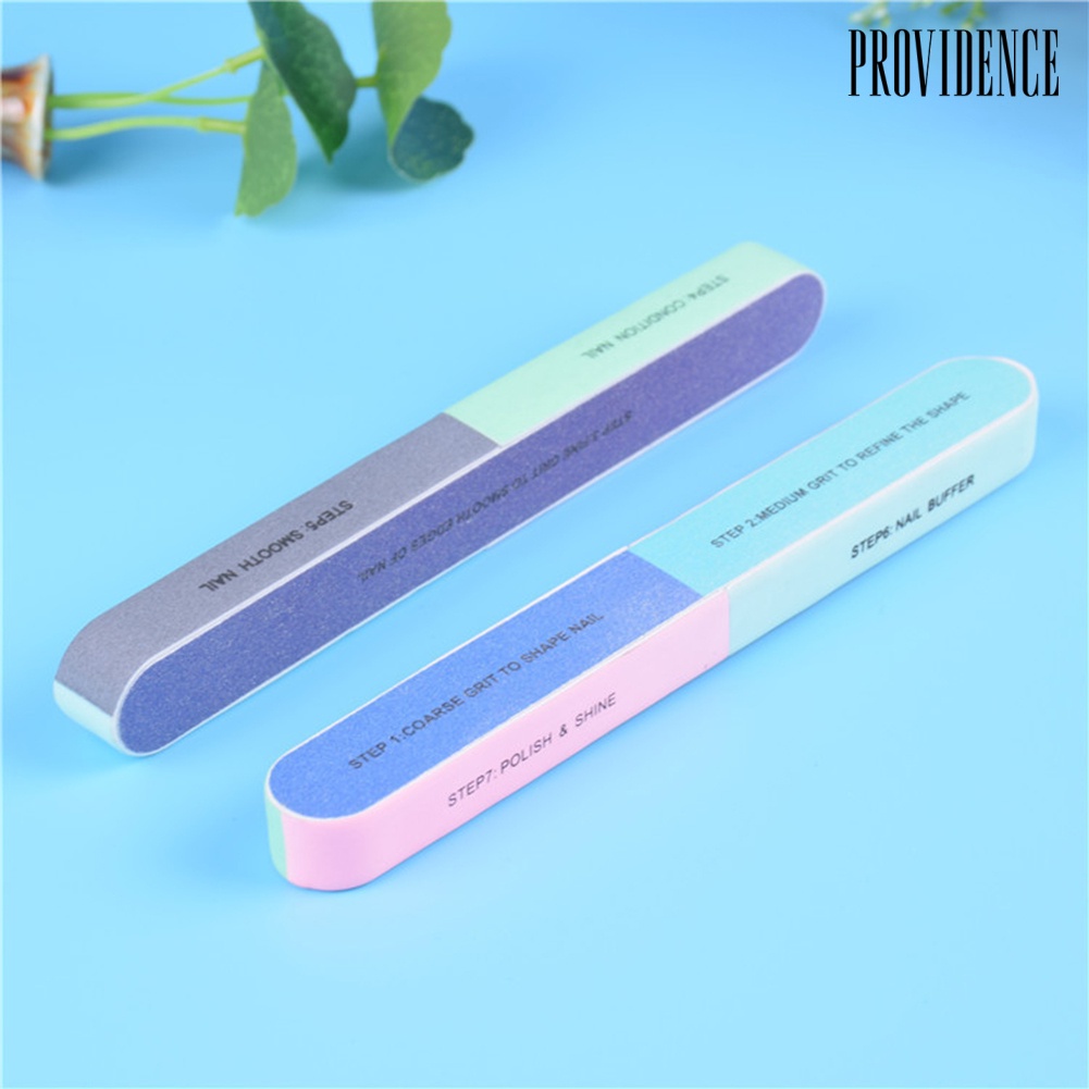 Providence 6Pcs Professional Double Sided Nail File Fingernail Buffer Dead Skin Remover