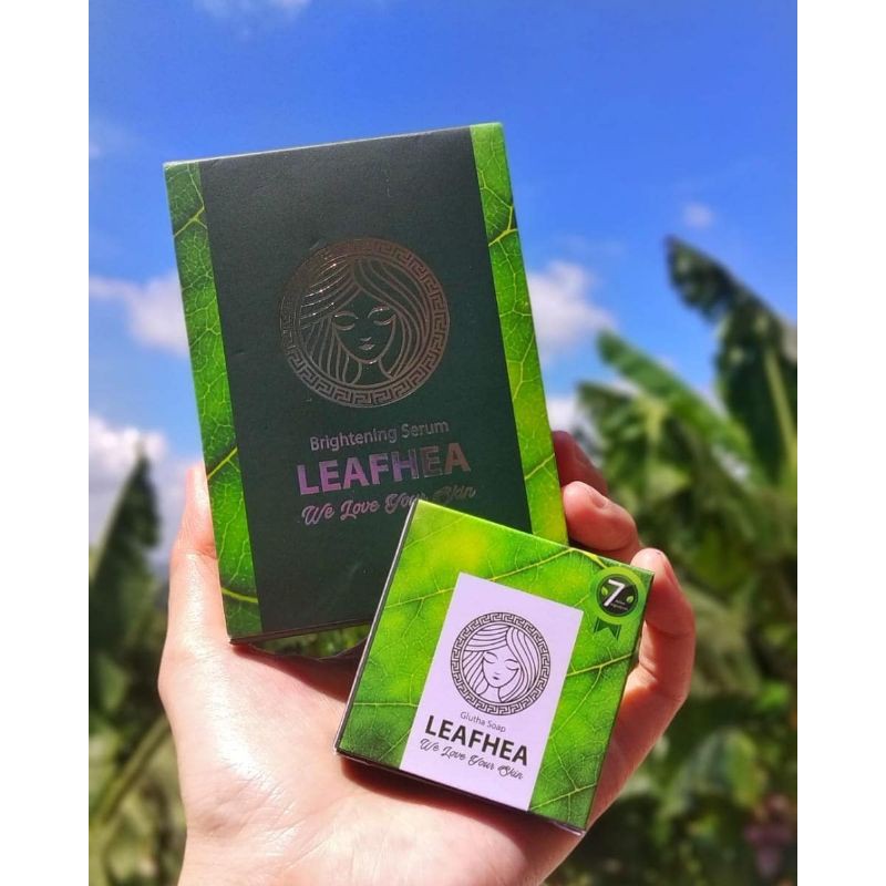 Parcel sabun dan serum Leafhea ori