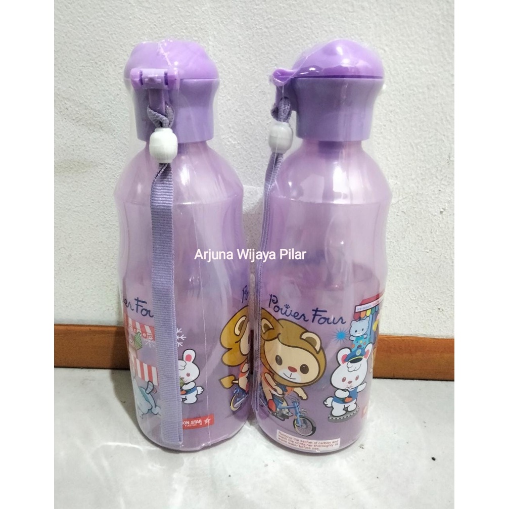 Botol Plastik Sedotan Tynnos Bottle 450ml NN-61 Lion Star Tempat Minum Air Putih Botol Susu Balita +Bubblewrap