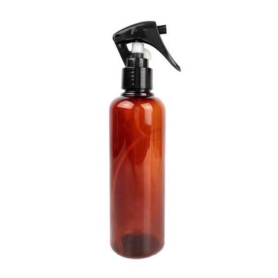 BOTOL AMBER 250ML TUTUP SPRAY TRIGGER BURUNG N24 / BOTOL 250ML AMBER TRIGGER BURUNG SPRAY