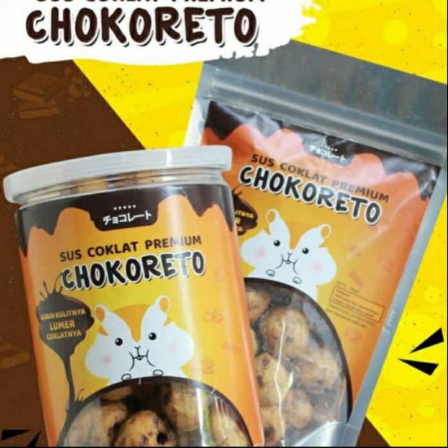 

Soes Coklat Chokoreto sachet 150 gr