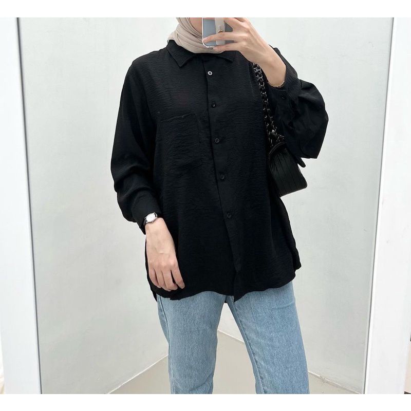 BLOUSE RAYON CRINKLE/ KEMEJA CRINKLE