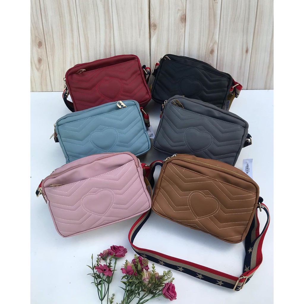 Tas Selempang Bordir 102 TB Tas Selempang Cewek Handbag Import Tas Import Tas Selempang Wanita Impor