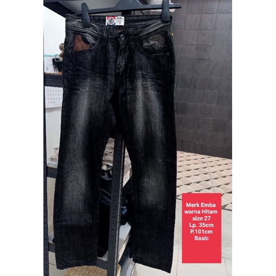 Jeans Emba Hitam
