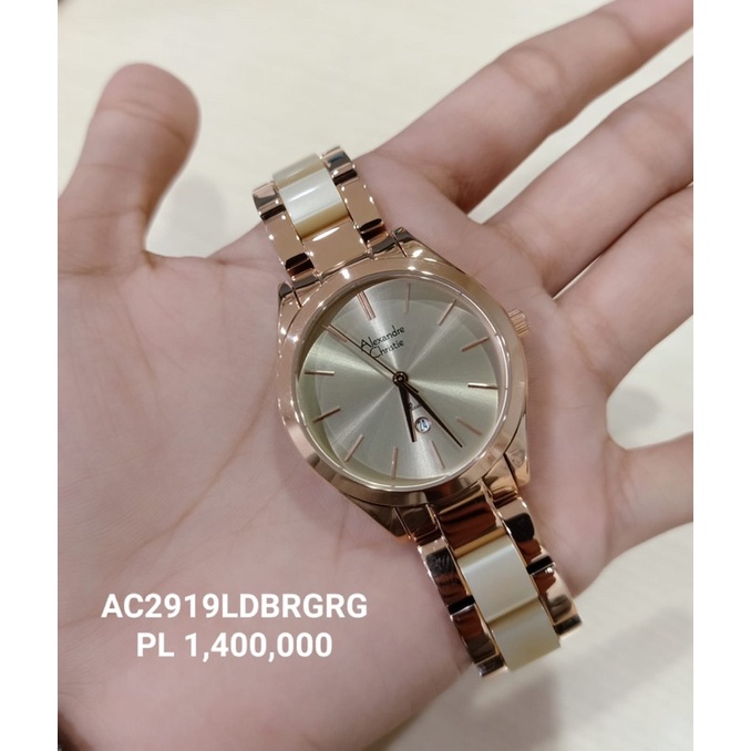 Jam tangan Alexandre Christie wanita AC2919 ori (3.4cm)