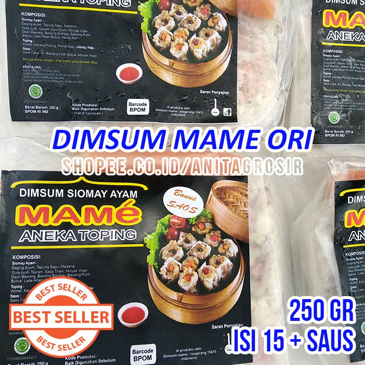 

DIMSUM MAME Dimsam Siomay Ayam Udang Original Promo Murah Halal