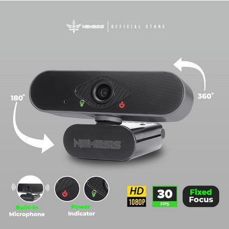 Webcam NYK NEMESIS A75 A50 HEXA FULL HD1080 30FPS / Webcam NYK NEMESIS A75 EVEREST 1080P