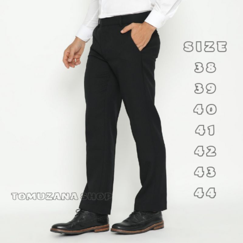 CELANA PANJANG | JUMBO | FORMAL | KANTOR | KERJA | BAHAN | DASAR | KAIN | PRIA | COWOK | SLIM FIT | HITAM | ABU GELAP | ABU TERANG | BURLOIS | ORIGINAL