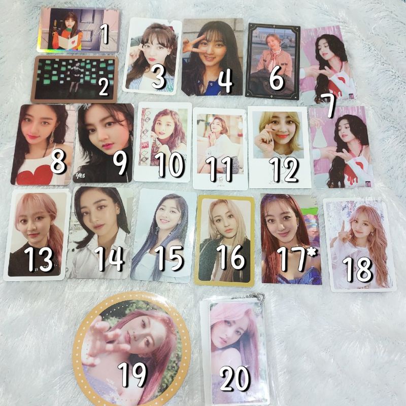 Photocard Jihyo Twice pc album feel special fancy taste of love formula of love