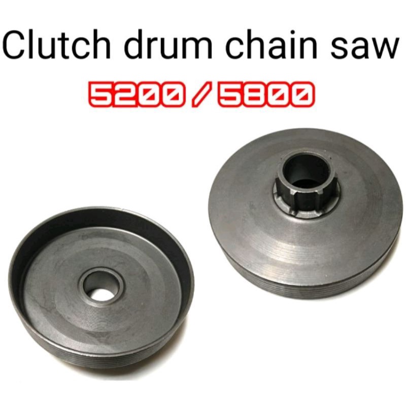 Sporket Clutch Drum Rumah kain klos kampas chainsaw kecil 5200 5500 5800