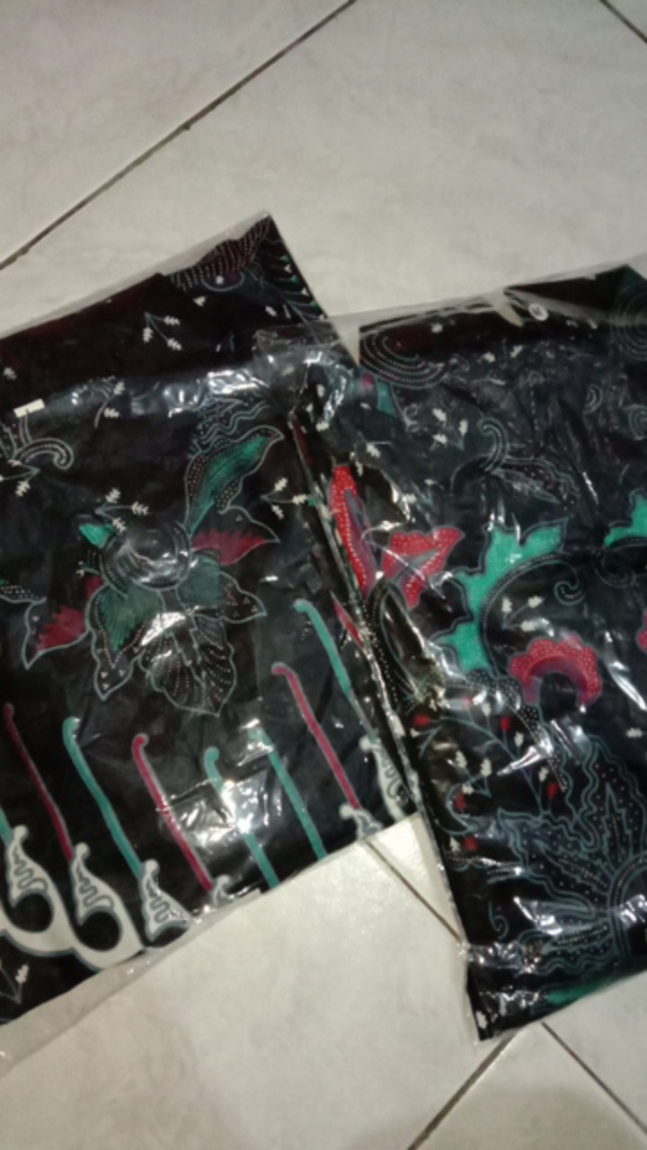 Maura Couple - Sania Ruffle Batik Couple Ori Ndoro Jowi Garansi Termurah Shopee - Batik Modern Solo