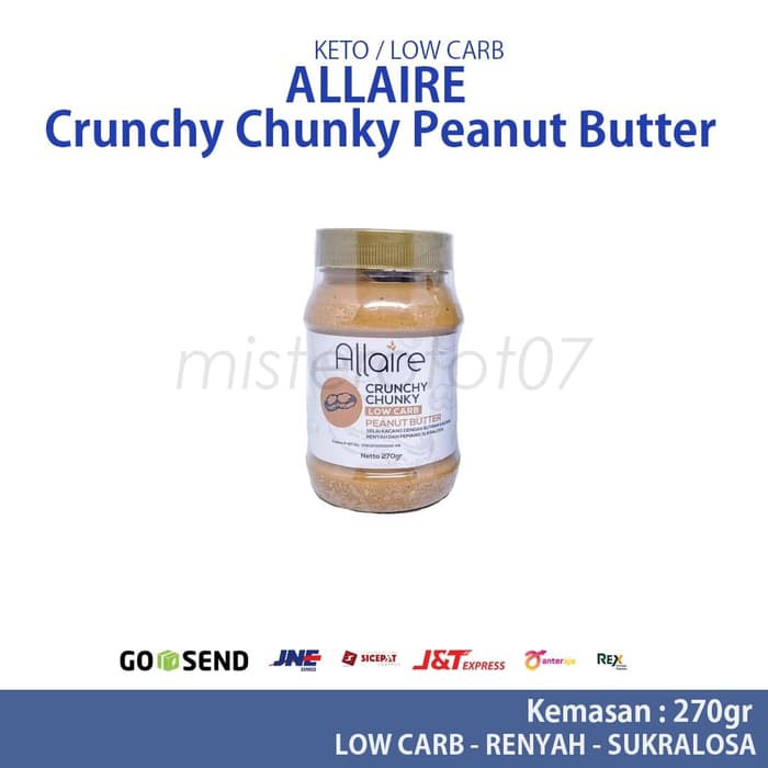 

KETHOBETIC CRUNCHY CHUNKY PEANUT BUTTER 300GR