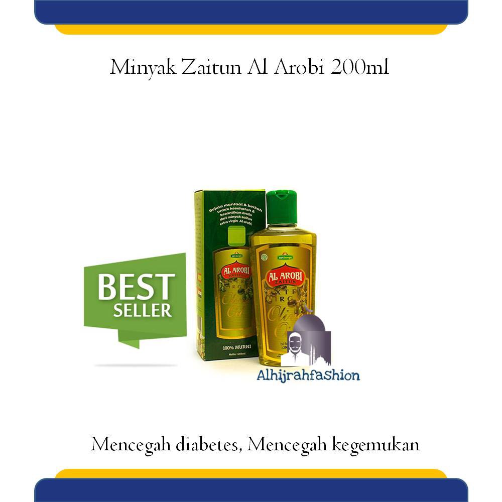Minyak Zaitun Asli Minyak Zaitun Al Arobi @200 Minyak Zaitun Asli