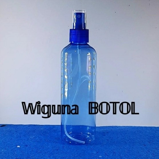 Botol 250 ML BIRU TUTUP SPRAY / Botol spray 250ml Biru