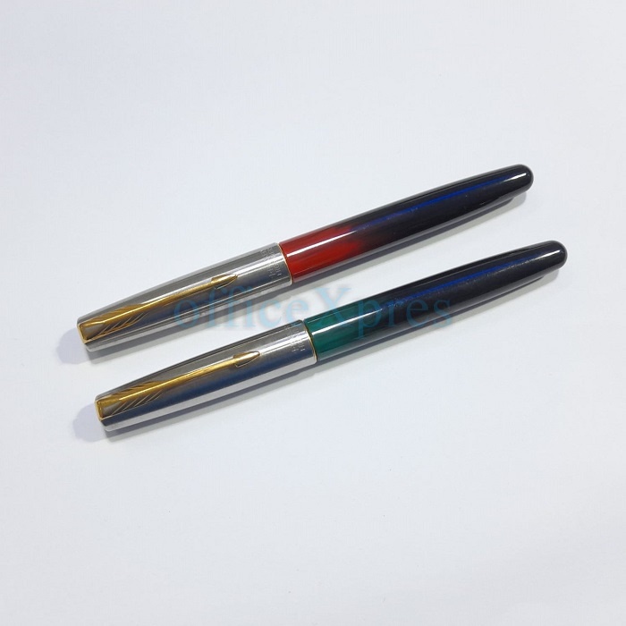Fountain Pen Premium Parker / Pena Kitab / Metal Nib Medium / Pena Kalam Kaligrafi / Pulpen 2 Tone P
