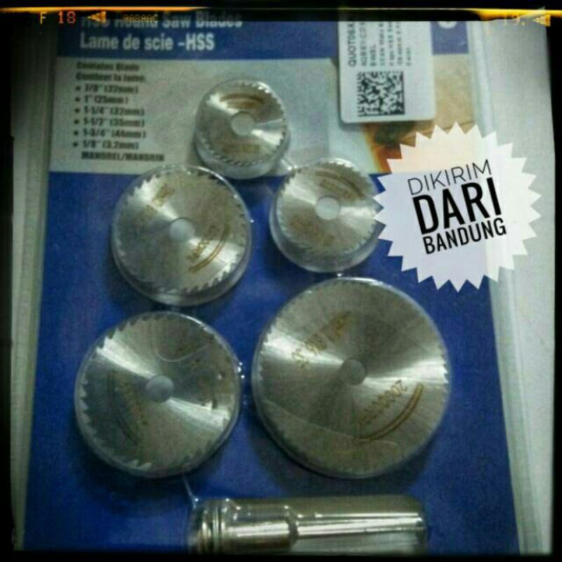 Mata Bor Mini Gerinda Kayu HSS Saw Blade
