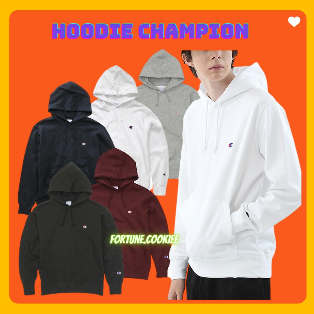 [COD] HOODIE CHAMPION ORIGINAL JAPAN MARKET CAMPION HUDIE UNISEX SISA EXPORT BASIC LOGO  PRIA WANITA