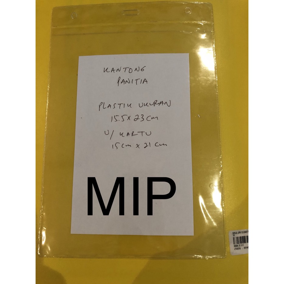

Kantong Panitia Plastik Id Card Plastik Nametag Id Card Murah