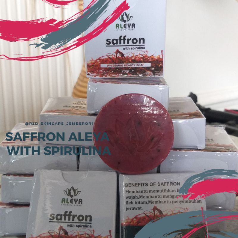 Sabun Saffron ALEYA with Spirulina ORI [Bpom]
