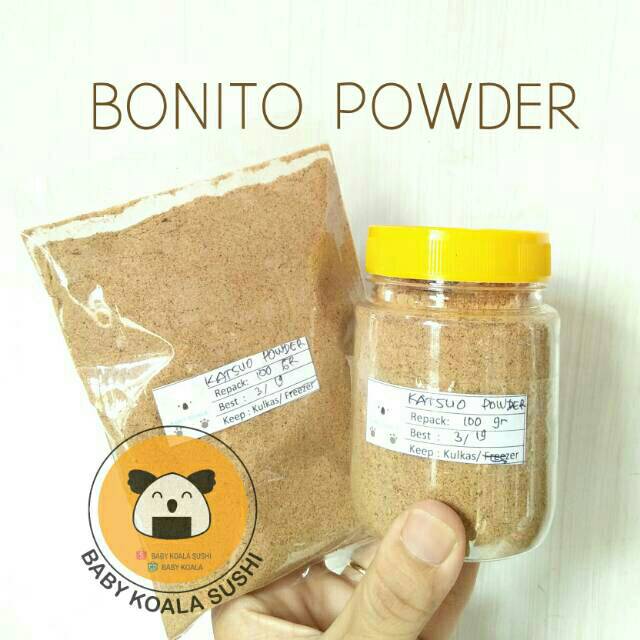 KATSUO FLOUR  dan POWDER Tepung Ikan Cakalang 50 g  Halal │ Bubuk Halus Katsuobushi │ Bonito Floor