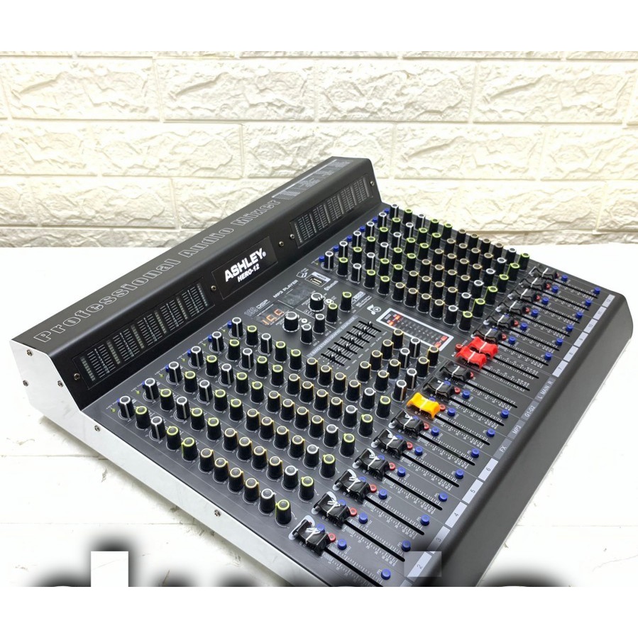 Mixer Ashley New Hero 12 Channel Hero12 Bluetooth USB Recording ORIGINAL TERBAIK