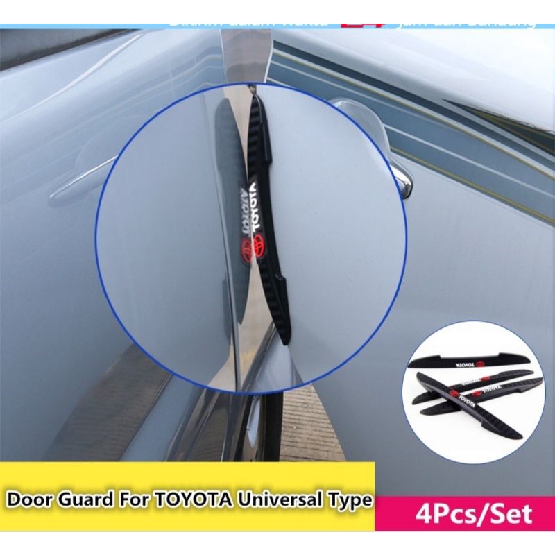 Pelindung pintu mobil Door guard pintu mobil universal hitam karet