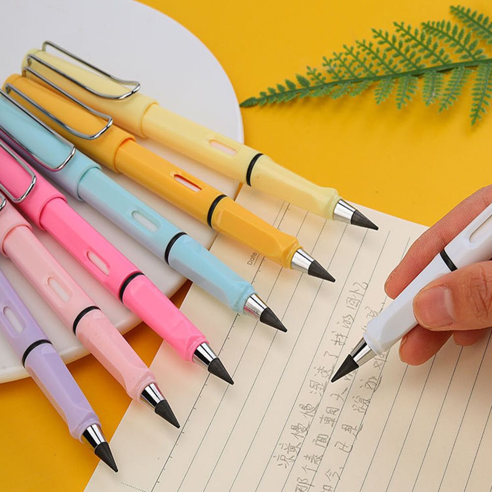 LANFY Removable Inkless Pencil Reusable Painting Tool Magic Pencils Unlimited Writing Student Black Technology No need to sharpen Replaceable Stationery